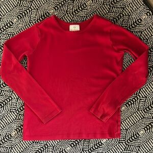 Hanna Andersson Red Long Sleeve Top
